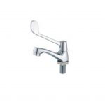 Brass Chrome Elbowline Handle Pillar Tap 3612