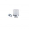 Brass Chrome Holder with Tumble Glass 88006