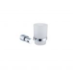 Brass Chrome Holder with Tumble Glass 88006