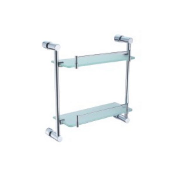 Brass Chrome Double Glass Self 88015